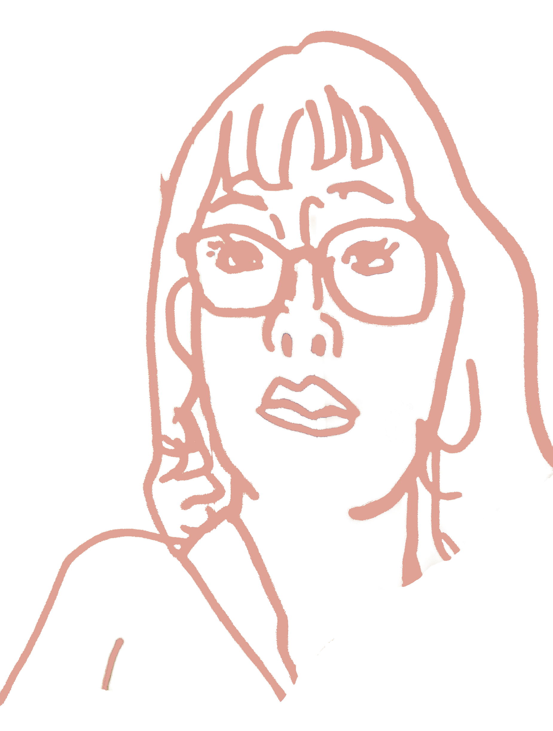 Portrait of Nyn McAllister by Eden Vossepoel, 2024.